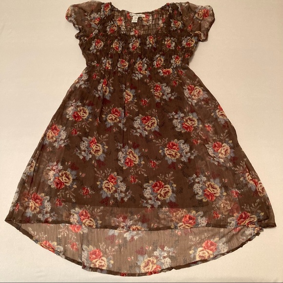 AMERICAN RAG Floral Ruffle Mini Dress - Picture 3 of 11